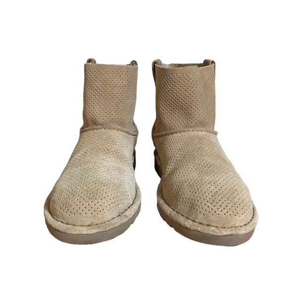 Ugg Classic Tawny Unlined Mini Perforated Boots - Picture 6 of 12
